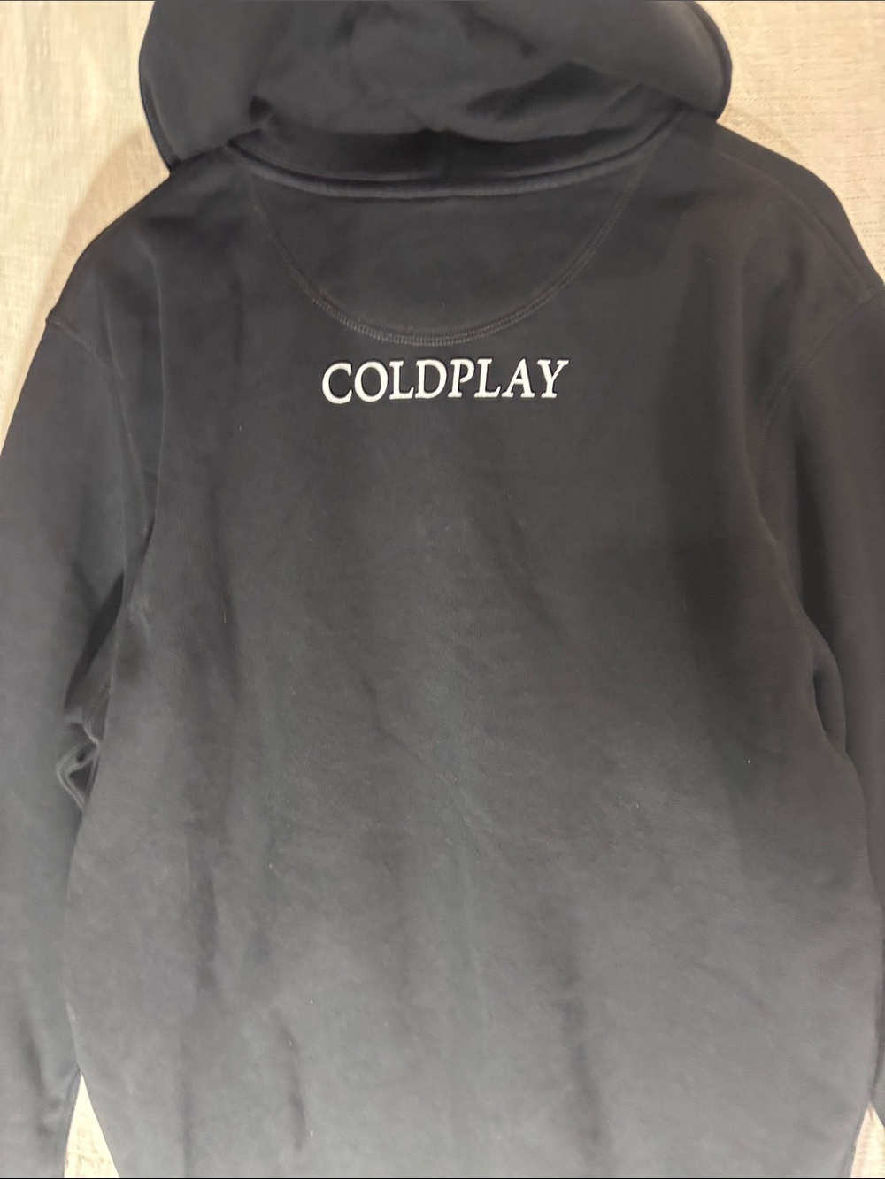 Official Coldplay Music of the Shperes Tour Hoodie Black 2XL Like New - Picture 6 of 8